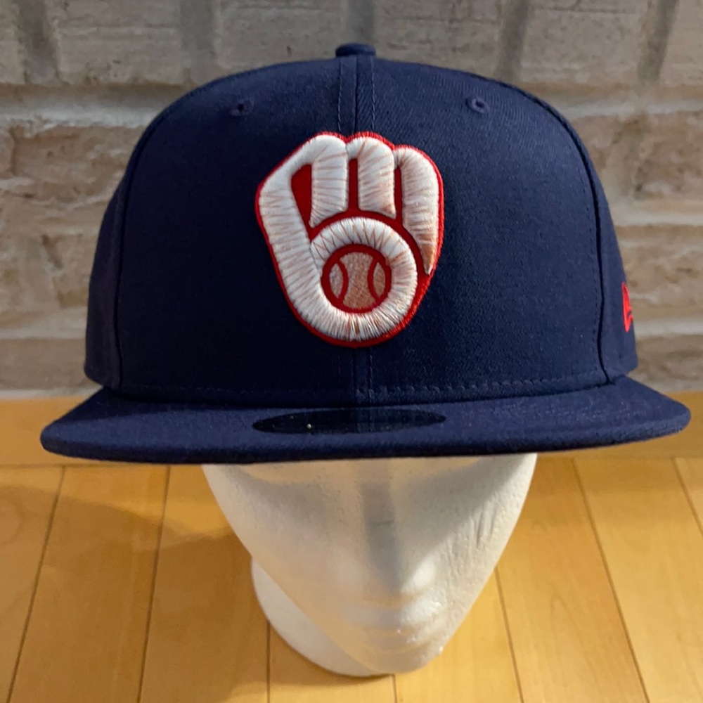 New Era Hat SnapBack Milwaukee Brewers USA Cap